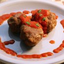 Almôndegas Italianas no Microondas