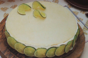Torta de Queijo e Limão