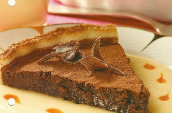 Torta de Chocolate e Baunilha