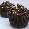 Cupcake de brigadeiro (recheado)