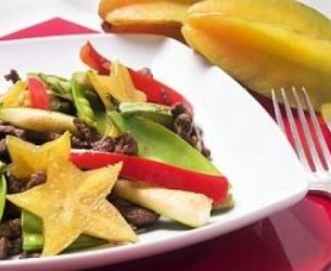 Tiras de Carne com Molho de Mate