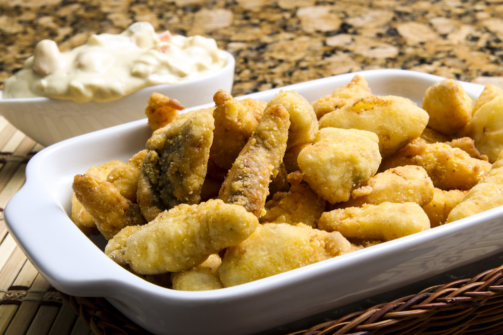 Receita de Iscas de Tilápia com Molho Tártaro CyberCook