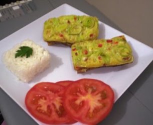 Omelete de Forno de Alho Poró