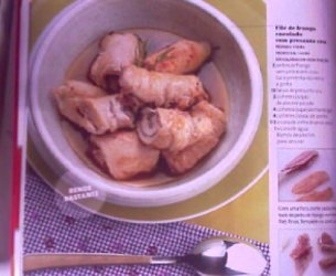 Filé de Frango enrolado