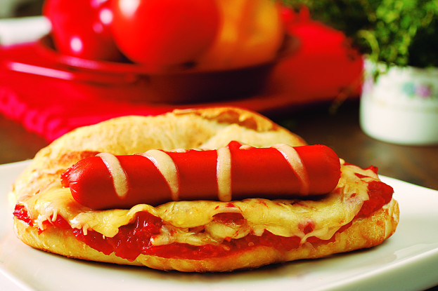 Hot dog à parmegia Hot dog à parmegiak