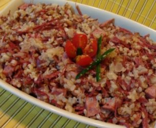 Arroz de carreteiro (receita dos tropeiros)