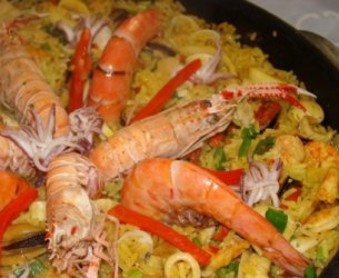 Paella de Frutos do Mar