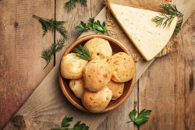 Pão de queijo de pizza Pão de queijo de pizza