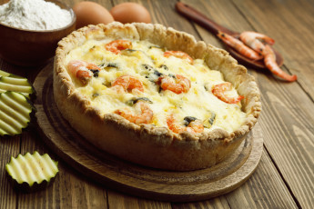 Quiche de Camarão