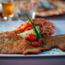 Bife à parmegiana de forno