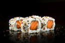 Uramaki, Salmão Skin e Sushi de Salmão