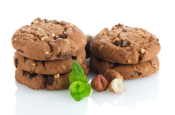 Cookies de Avelã e Chocolate