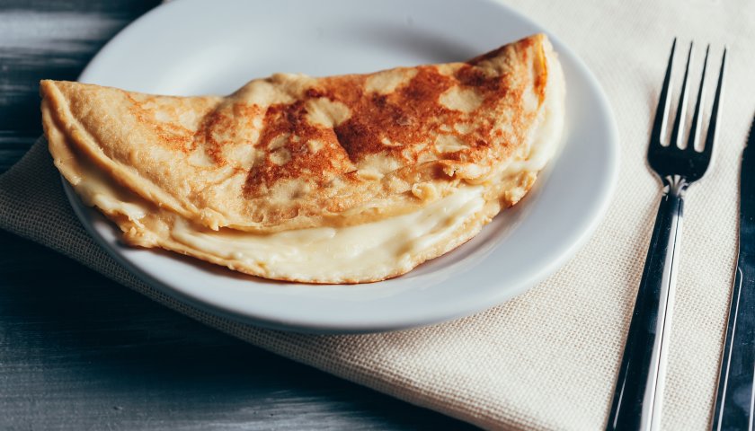 Crepioca de microondas Crepioca de microondas