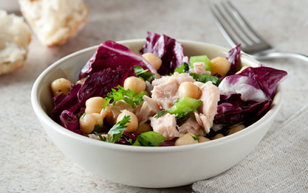 Salada de Atum com Grão de Bico