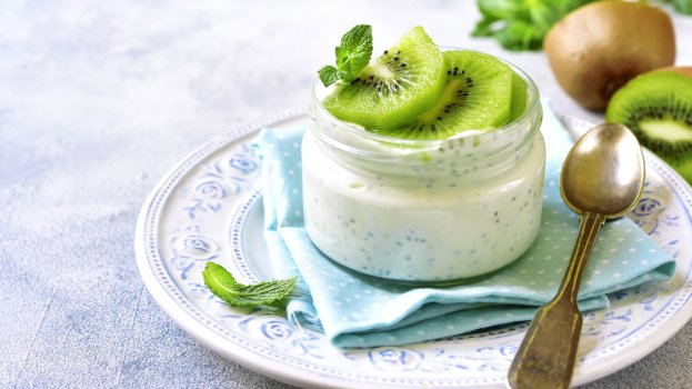 Flan de Kiwi