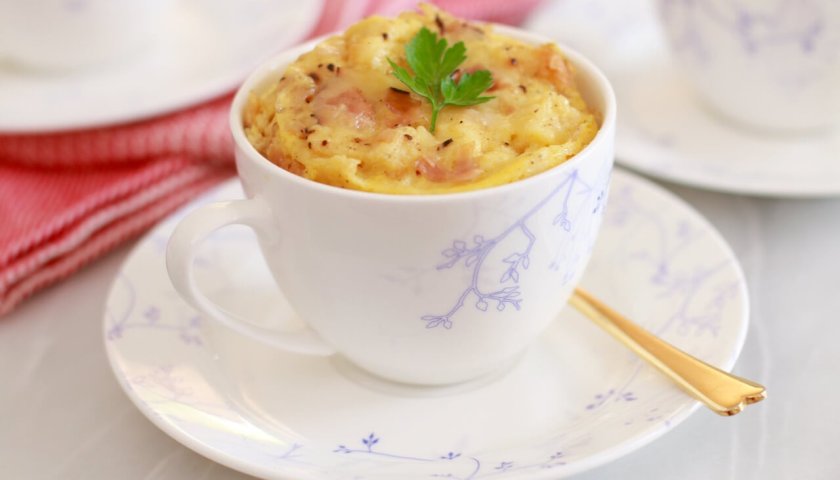 Muffin de queijo de caneca Muffin de queijo de caneca