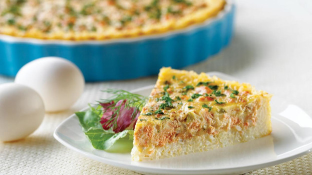 Quiche com massa de arroz/CyberCook