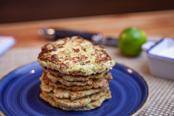 Panqueca de Couve-Flor com Sour Cream