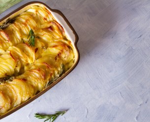 Torta de Batata Gratinada