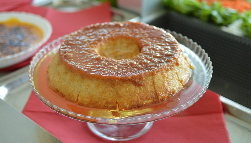 Pudim de leite condensado na Airfryer