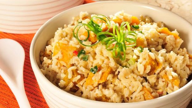 Risoto de Arroz Integral com Abóbora