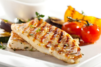 Peixe Assado com Orégano
