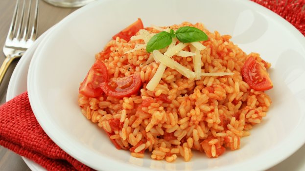 Arroz cremoso com requeijão