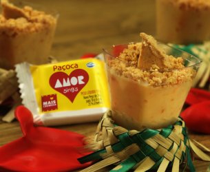Brigadeiro de Paçoca no Copinho