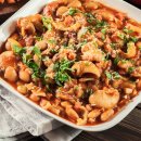 Macarrão com Feijão