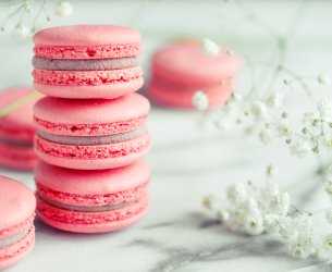 Macarons Rosas