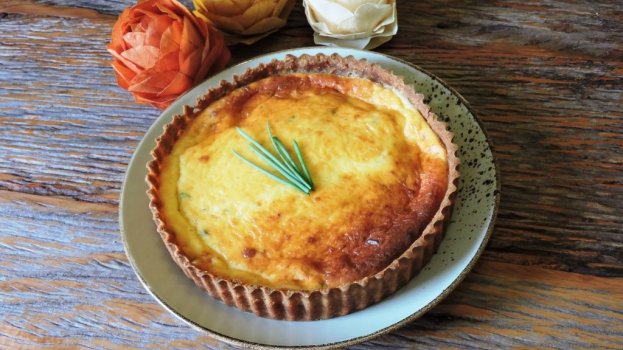 Quiche Proteica de Grão de Bico