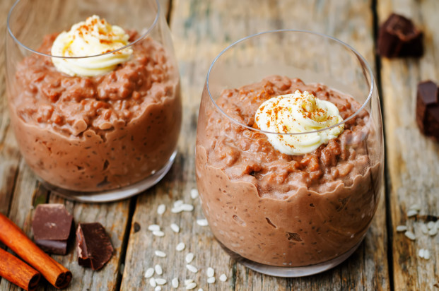 Arroz Doce com Chocolate