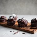 Cupcake de Chocolate com Whey Protein