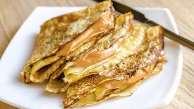 Receita de Crepe Proteico de 2 Ingredientes | CyberCook