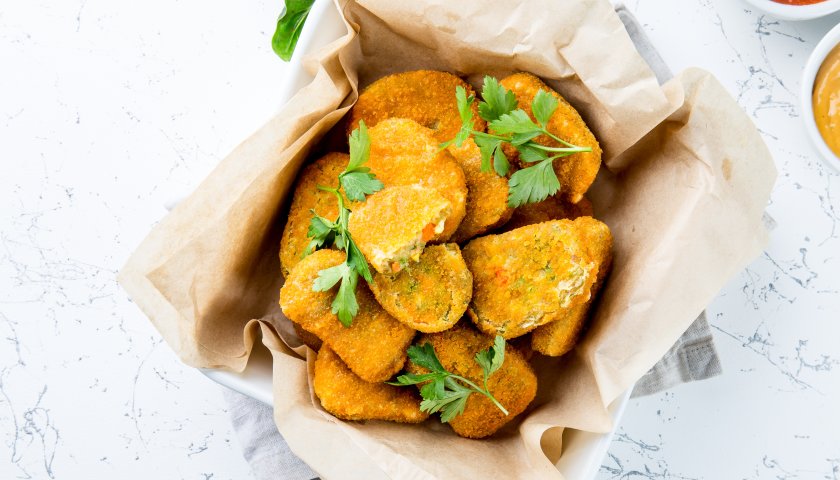 Nuggets Vegano de Grão de Bico Nuggets Vegano de Grão de Bico