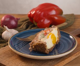 Bolo de Carne Moída Recheado