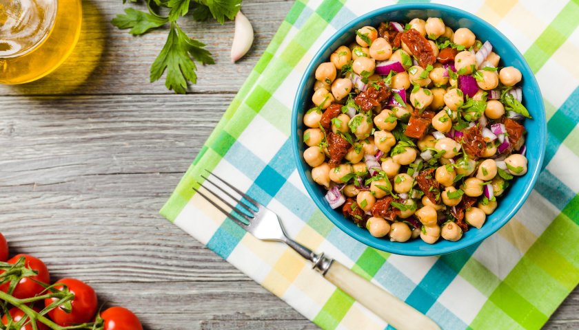 Salada de Grão de Bico Salada de Grão de Bico