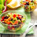 Salada de Feijão, Milho e Brócolis
