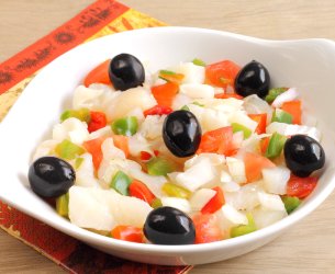 Salada de Bacalhau com Cebola
