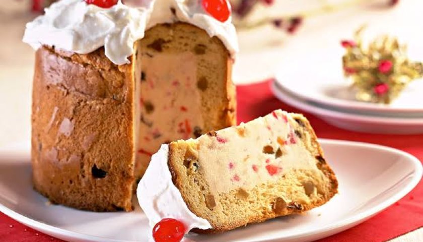 Panetone recheado com sorvete caseiro
Panetone recheado com sorvete caseiro
