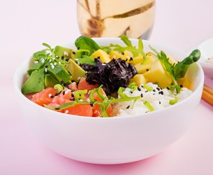 Poke Clássico de Salmão