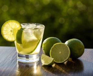 Caipiroska de Limão com Vodka