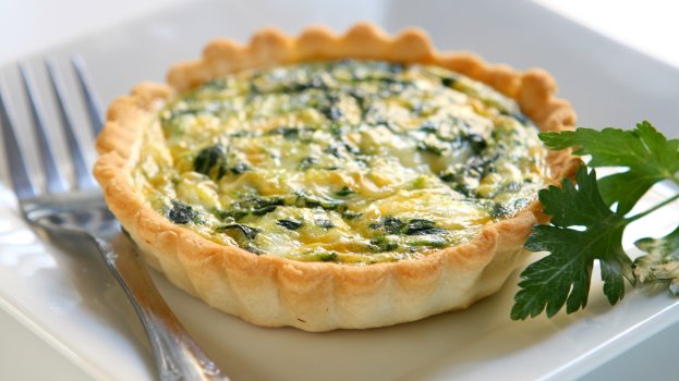 Quiche de Espinafre com Ricota