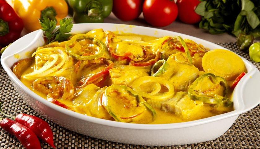 Bacalhau à Baiana Bacalhau à Baiana