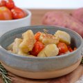 Nhoque de Batata Doce com Tomatinhos
