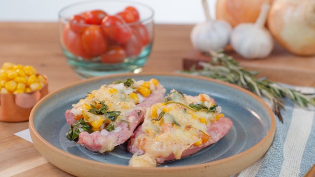 linguiça recheada de forno/cybercook