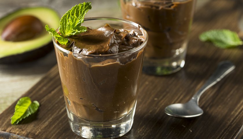 Mousse de chocolate vegana