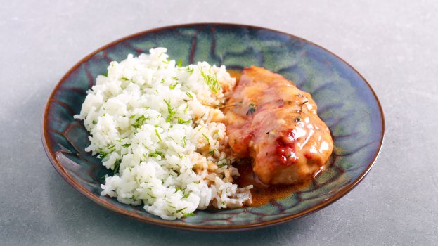 Frango ao Molho de Maracujá no Microondas