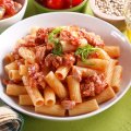 Macarrão Alho, Óleo e Linguiça de Porco