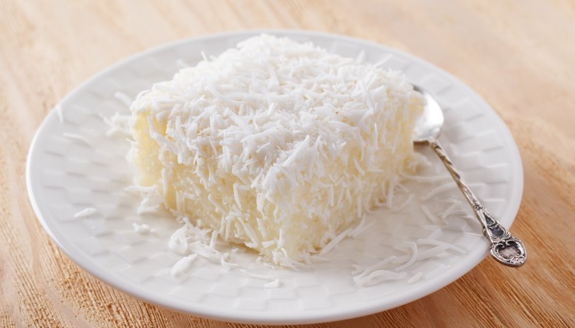 Manjar de tapioca com coco Manjar de tapioca com coco